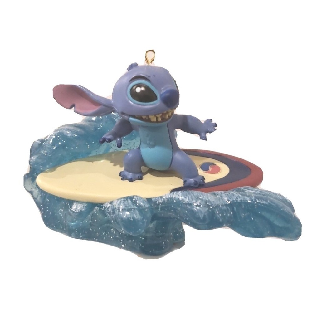 SURFER STITCH from Lilo & Stitch Figurine Holiday Christmas Tree Ornament C-16